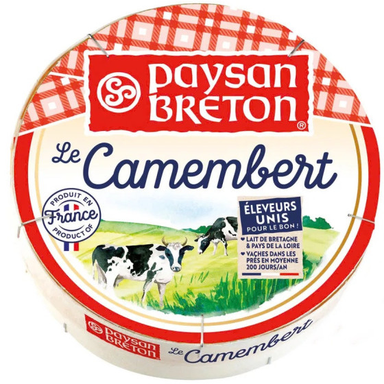 CAMEMBERT NAT 125G P.BRETON