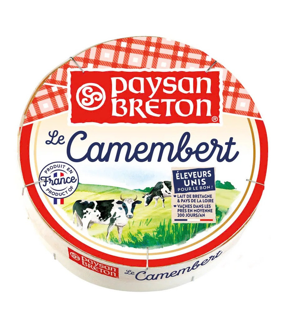 CAMEMBERT NAT 125G P.BRETON