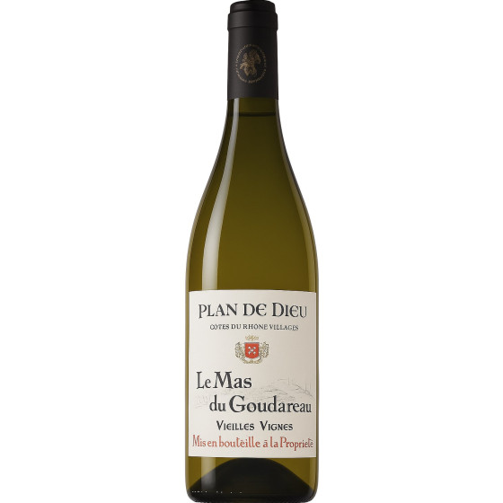 BOUTEILLE DE VIN PLAN DE DIEU LES MAS DU GOUDAREAU 75CL