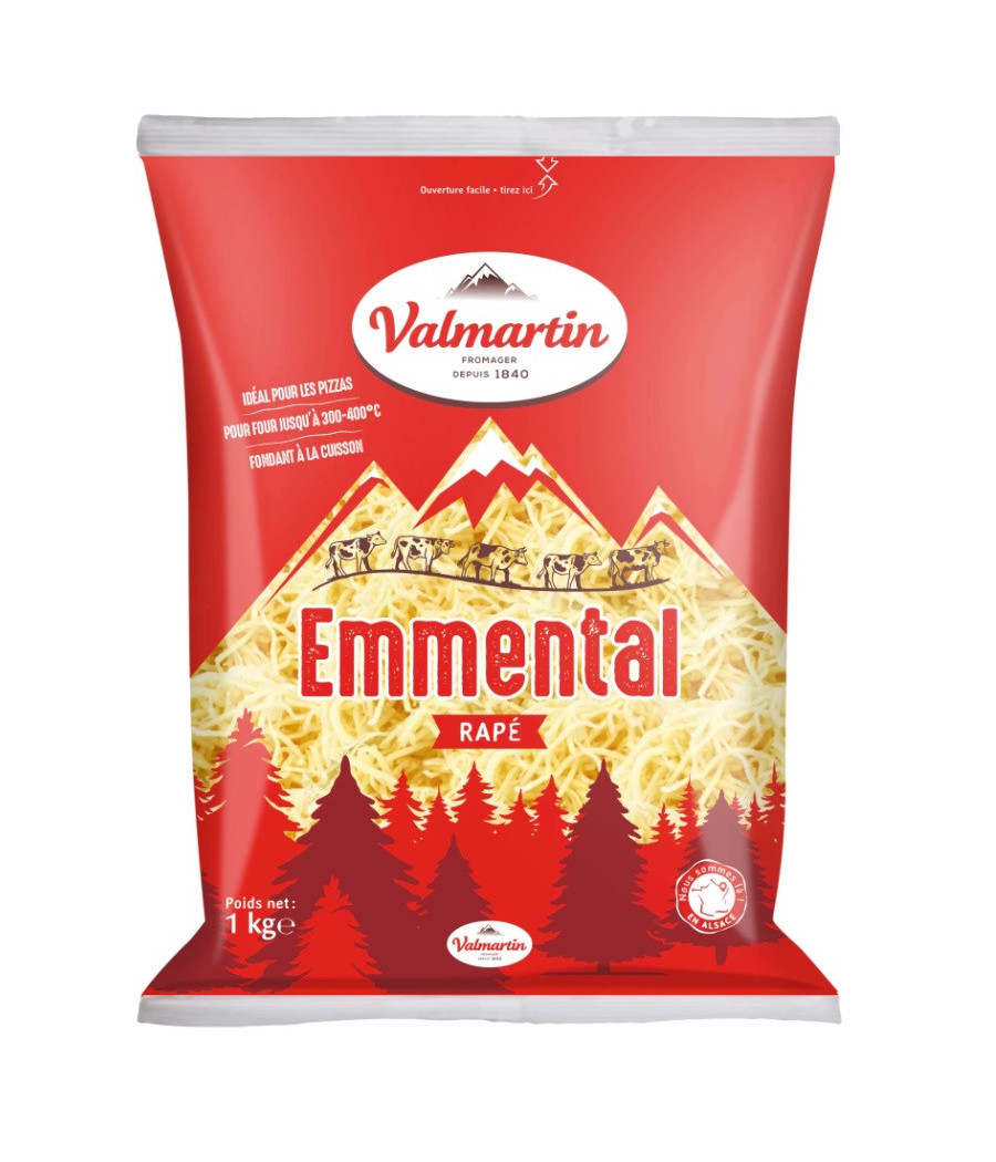 EMMENTAL RAPE SALADE VALMARTIN 1K