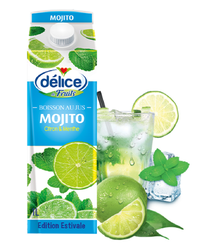 JUS DE FRUITS DELICE DE FRUITS MOJITO 1L