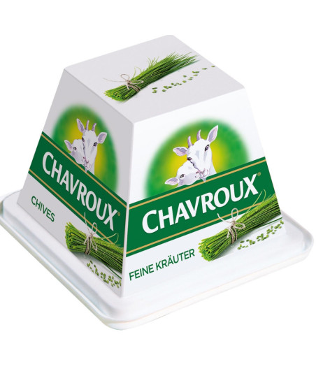 FROMAGE DE CHEVRE A LA CIBOULETTE CHAVROUX 150G