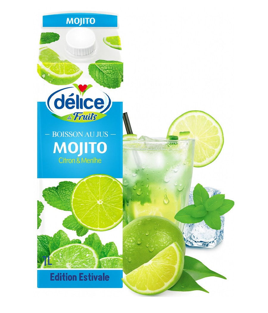 JUS DE FRUITS DELICE DE FRUITS MOJITO 1L