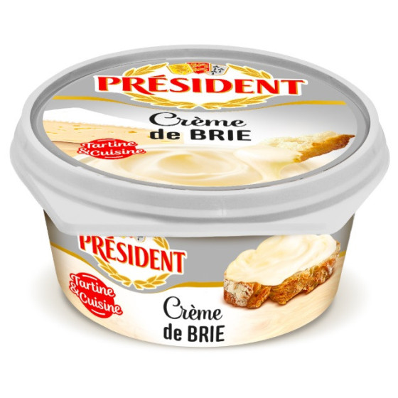 CREME DE BRIE POT  PRESIDENT 125G
