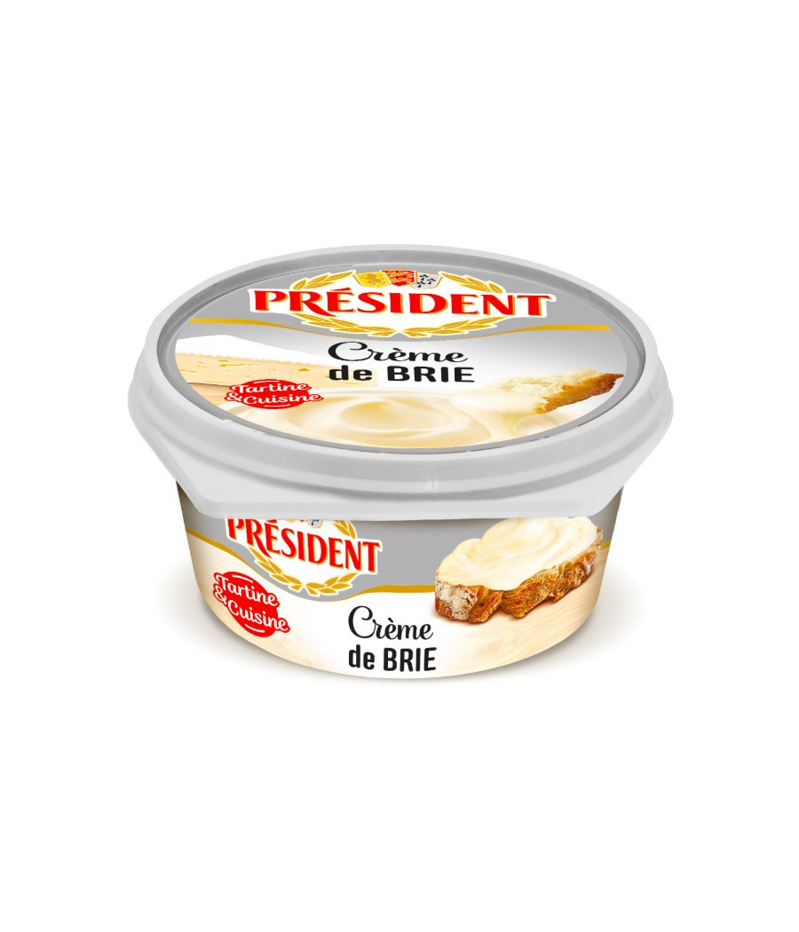CREME DE BRIE POT  PRESIDENT 125G