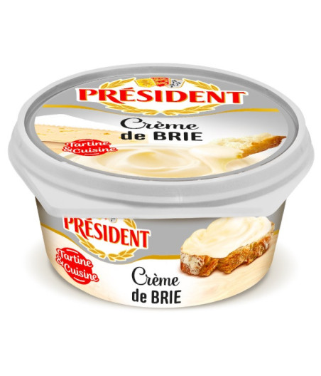 CREME DE BRIE POT  PRESIDENT 125G