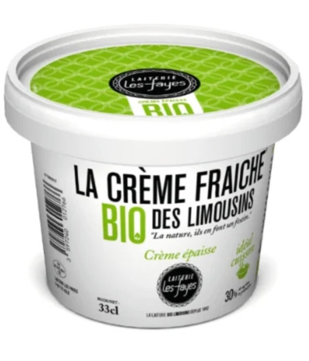 CRÈME FRAÎCHE BIO 33CL