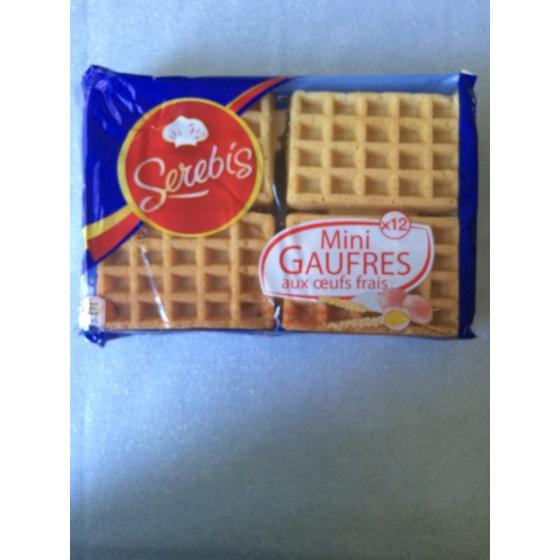 MINI GAUFRES AUX OEUFS FRAIS 252 G (12 * 21 G)