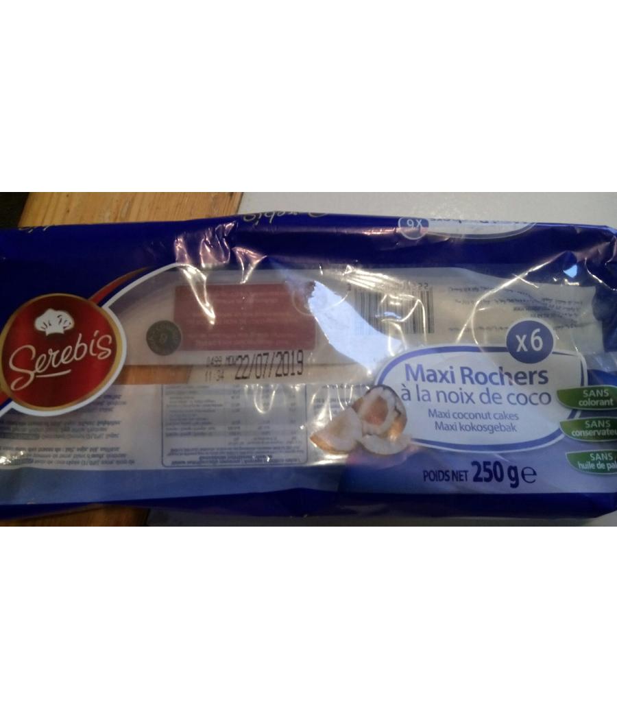 MAXI ROCHERS A LA NOIX DE COCO SEREBIS 250G