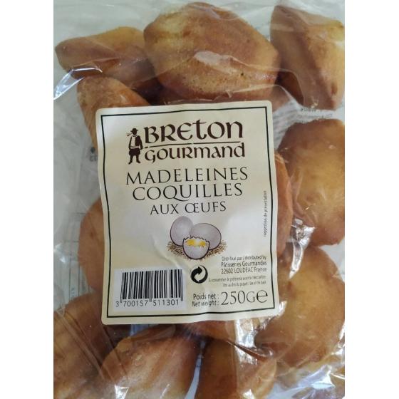 MADELEINES COQUILLES AUX OEUFS 250 G