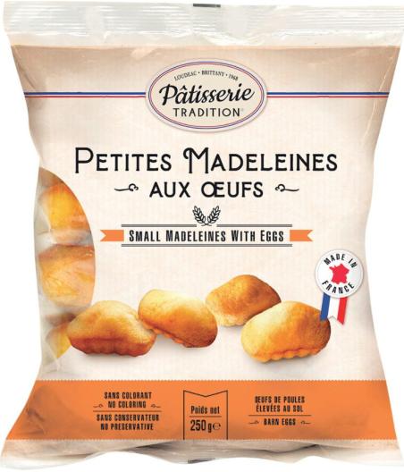 PETITES MADELEINES AUX OEUFS 250G