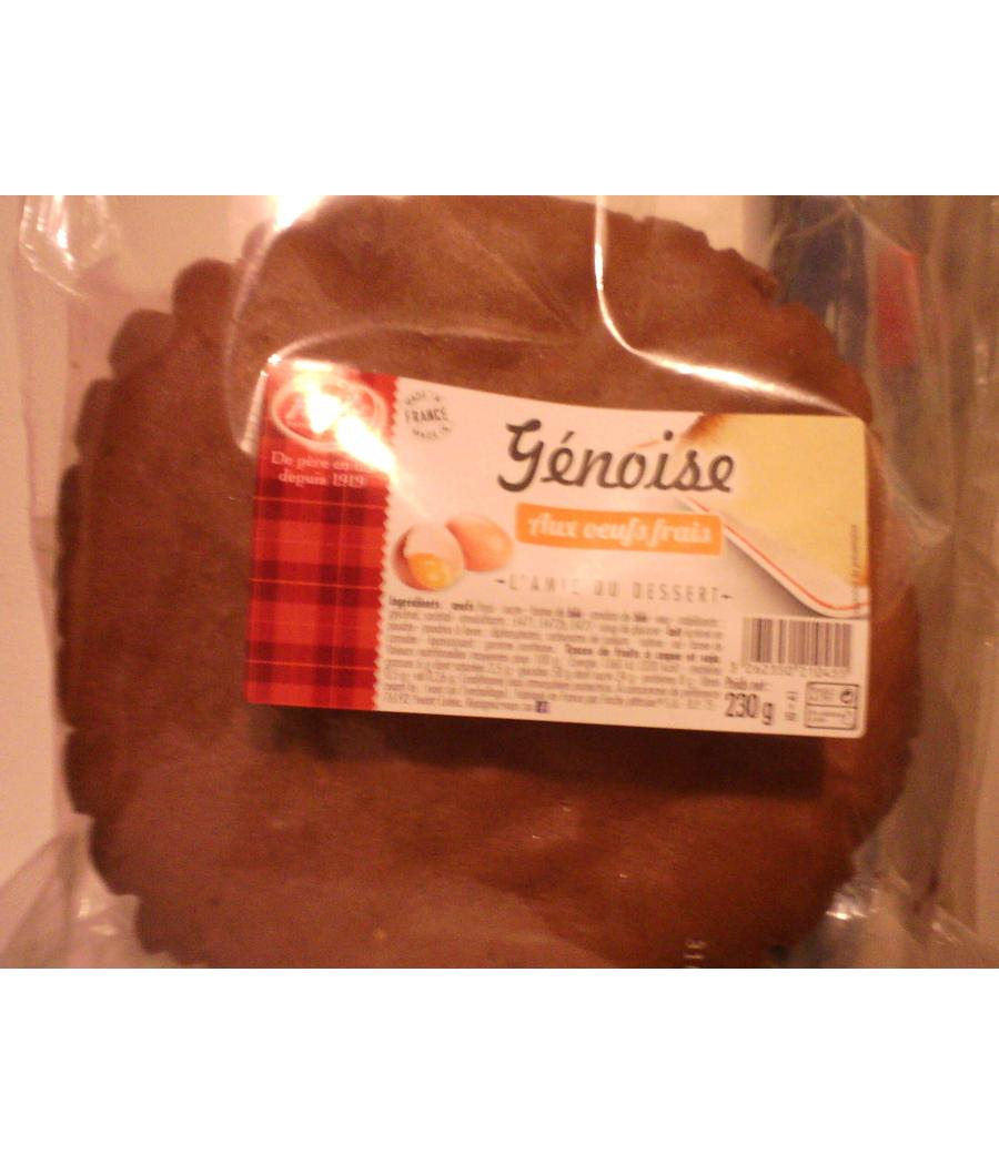 GENOISE RONDE AUX OEUFS FRAIS 230G