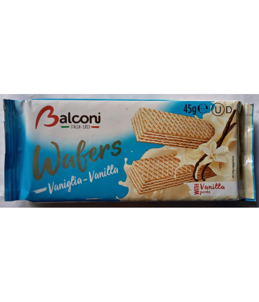 WAFERS VANILLA BALCONI 45G