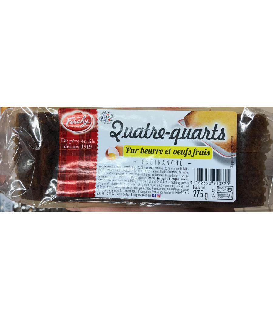 QUATRE-QUARTS PRETRANCHE 275G