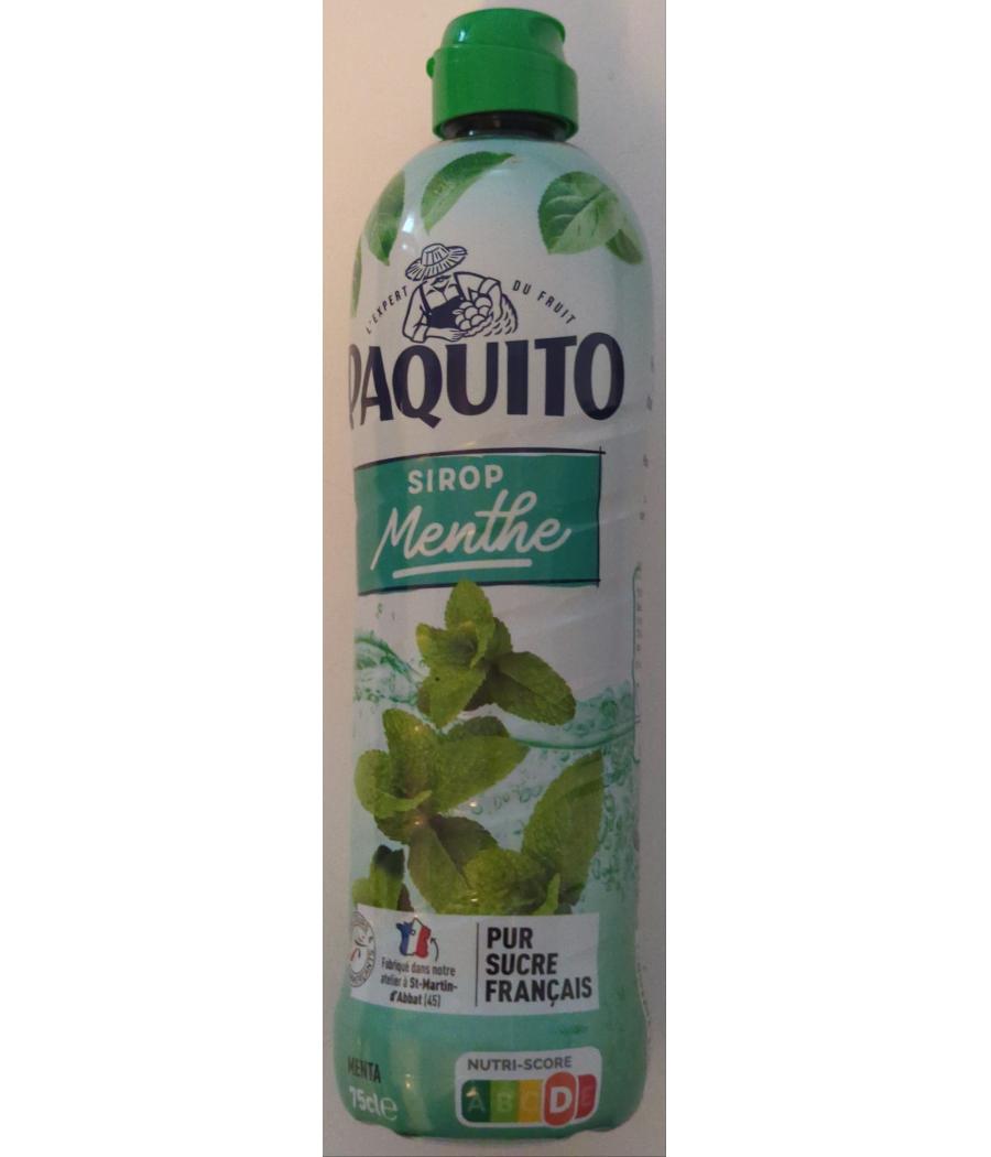 SIROP MENTHE PAQUITO 75 CL