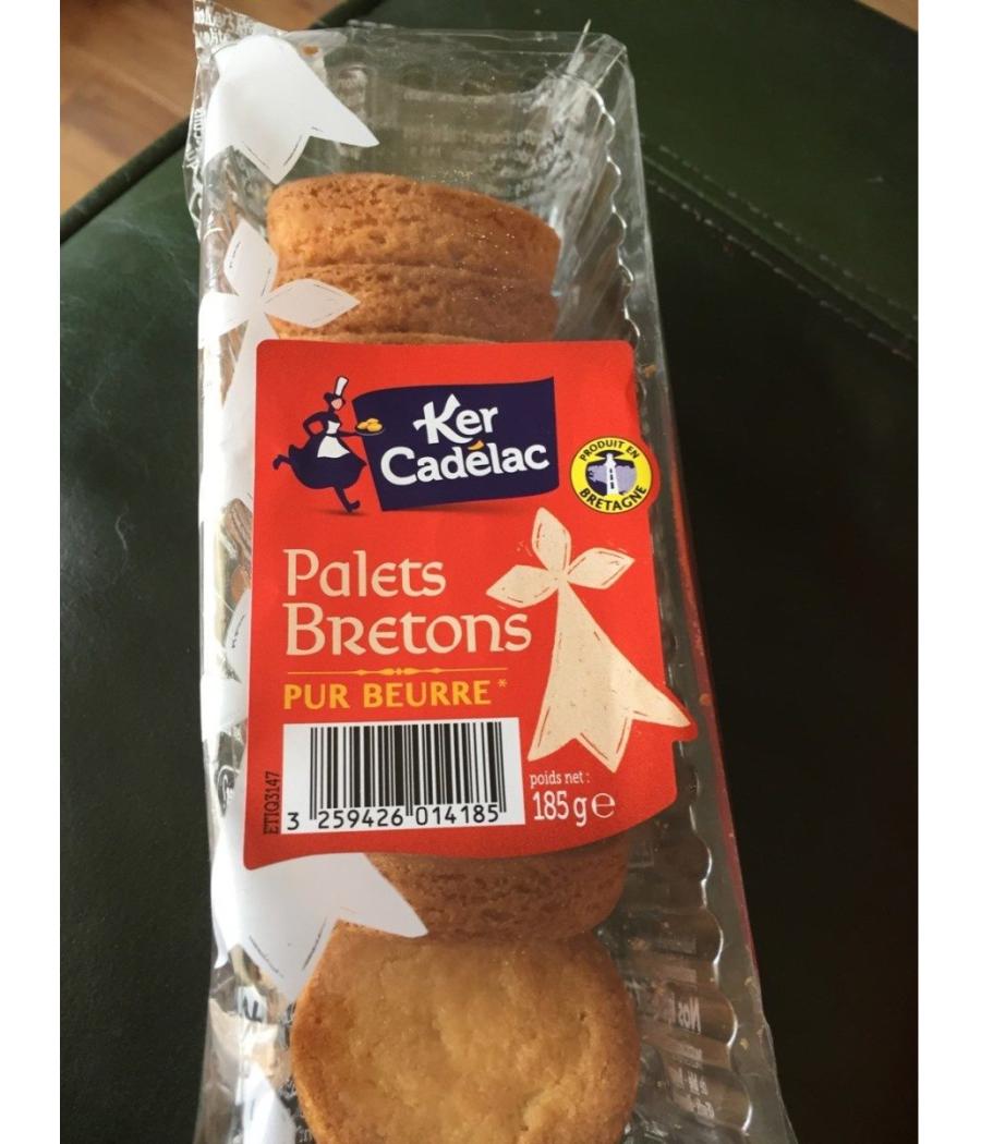 PALETS BRETONS PUR BEURRE KER CADELAC 185G