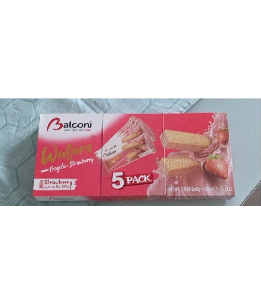 GAUFRETTE FRAISE BALCONI 225G