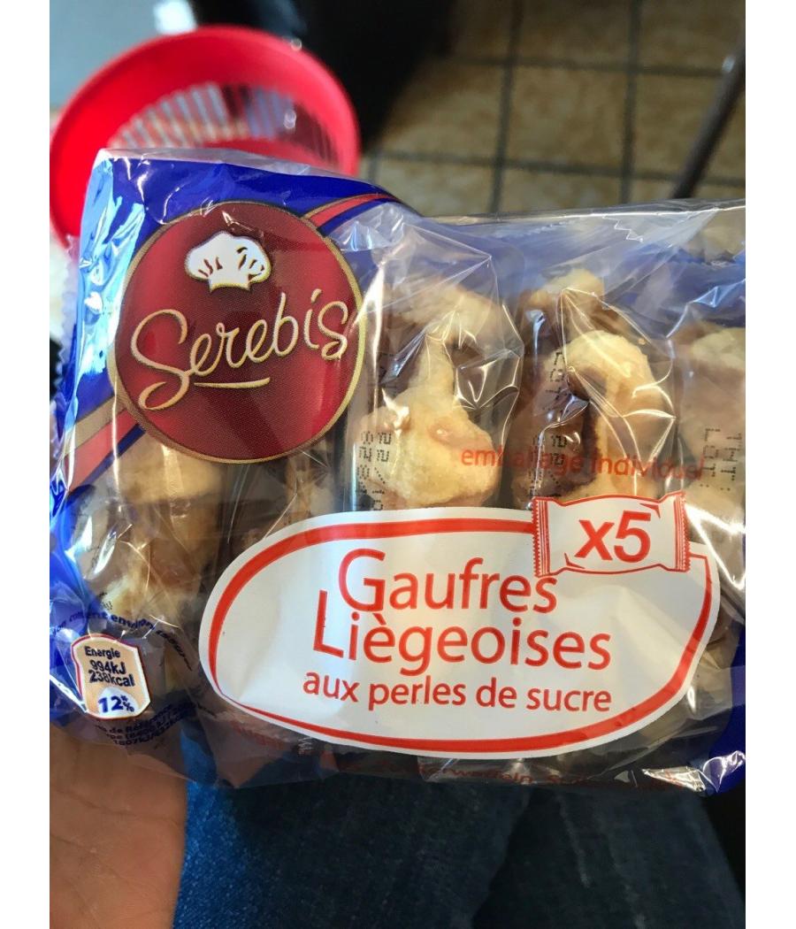 GAUFRES LIEGEOISES AUX PERLES DE SUCRE 275G