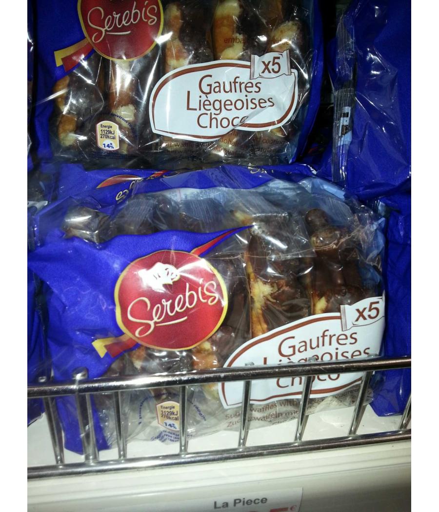 GAUFRES LIEGOISES CHOCOLAT SEREBIS 300G