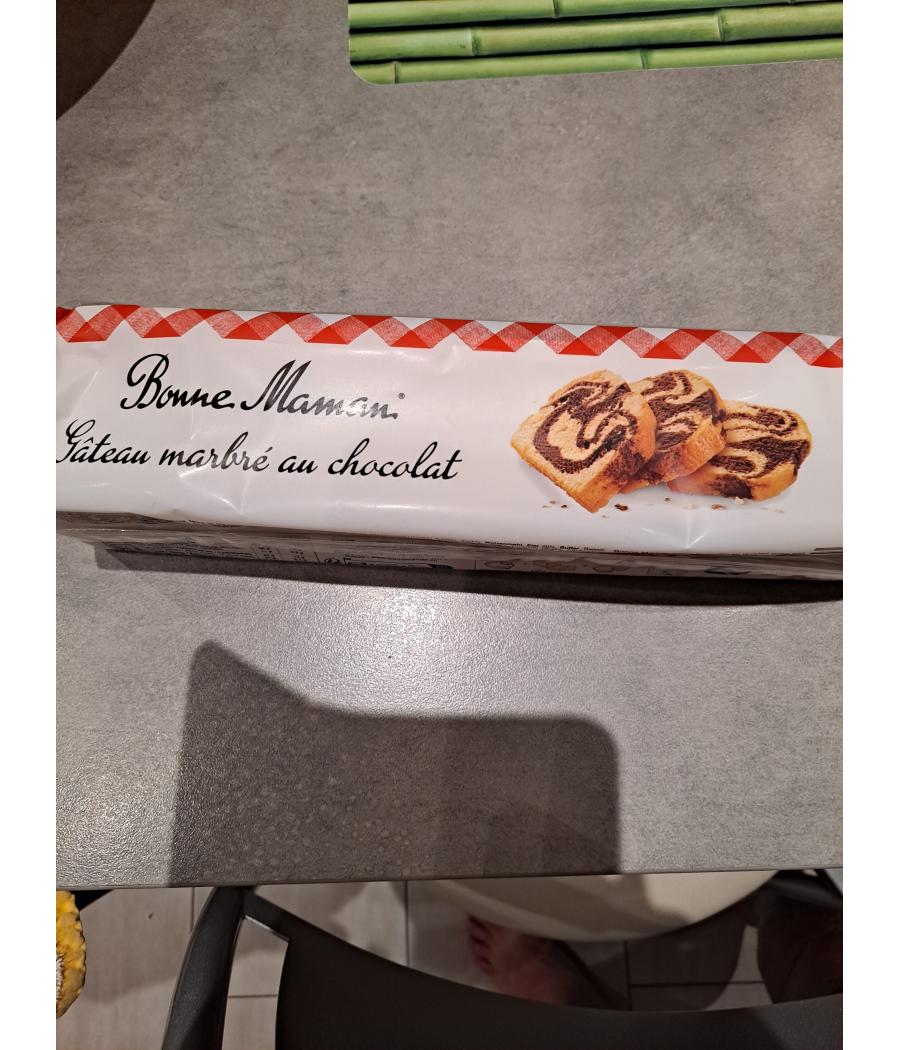 BONNE MAMAN GÂTEAU MARBRÉ AU CHOCOLAT 475G