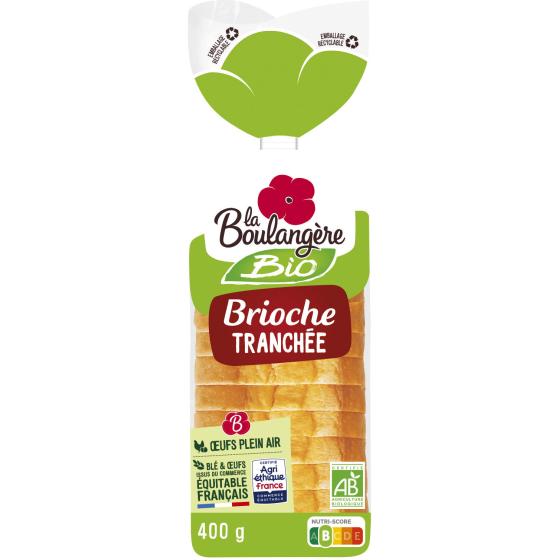 BRIOCHE TRANCHEE BIO 400G