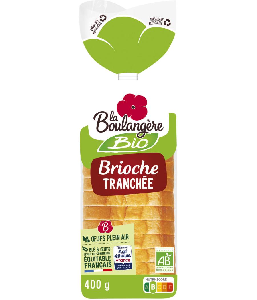 BRIOCHE TRANCHEE BIO 400G