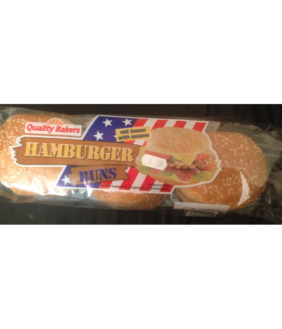 HAMBURGERS BUNS SESAME 6 X300G