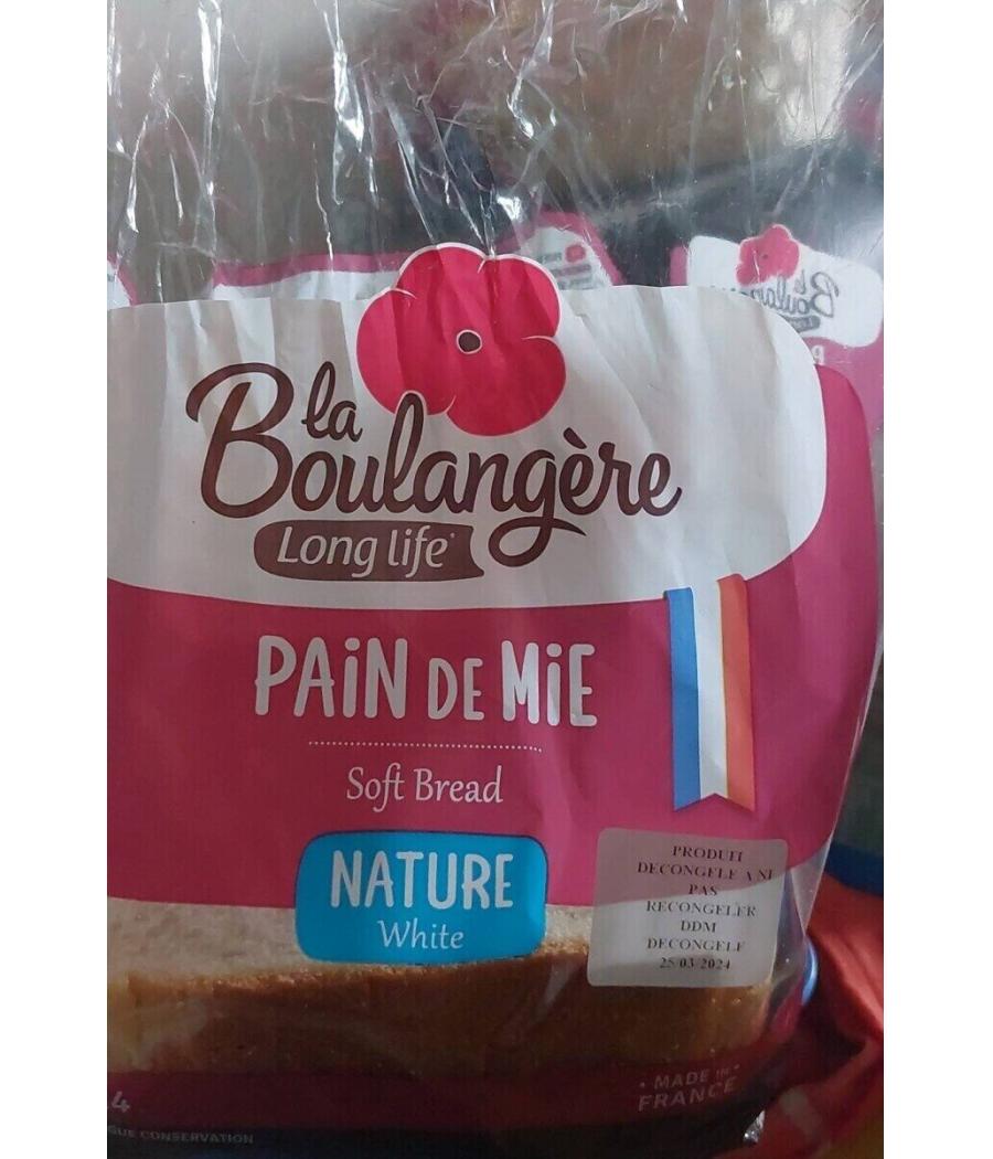 PAIN DE MIE LA BOULANGERE 550G