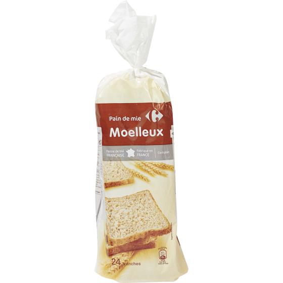 PAIN DE MIE MOELLEUX COMPLET 500G