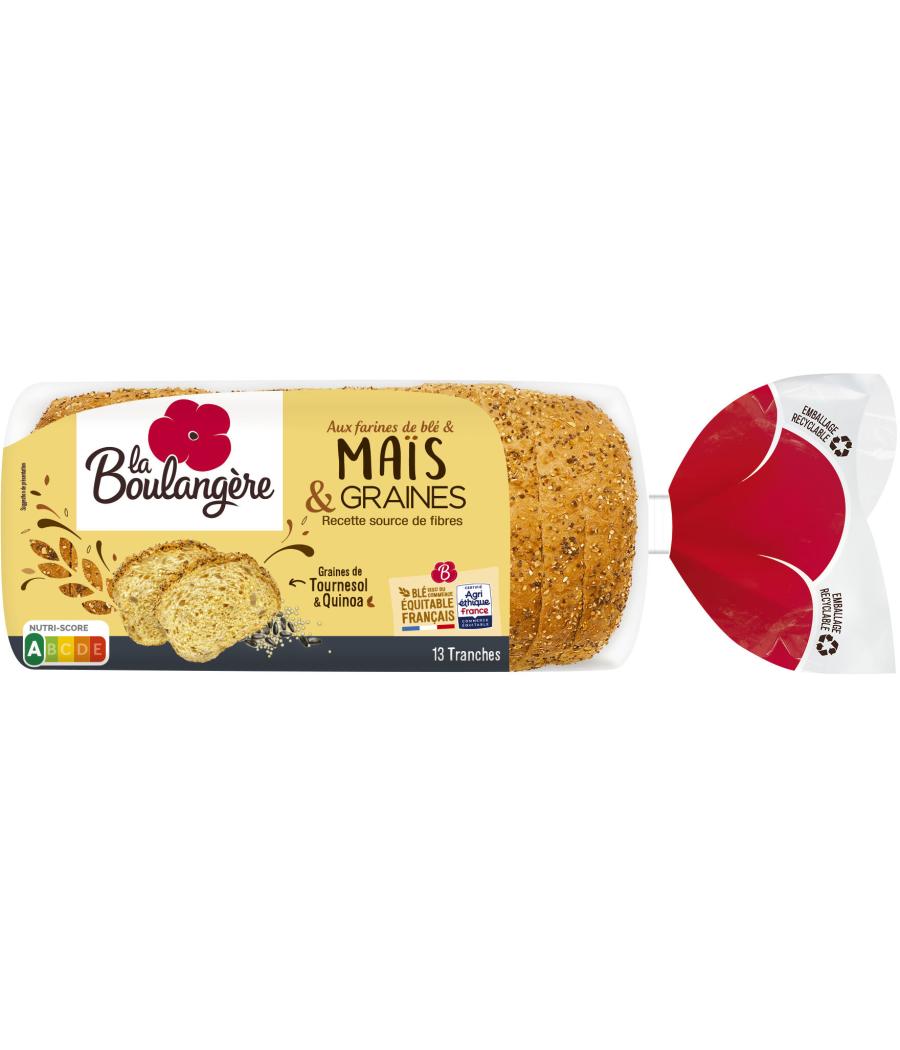 PAIN MAIS & GRAINES LA BOULANGERE 260G