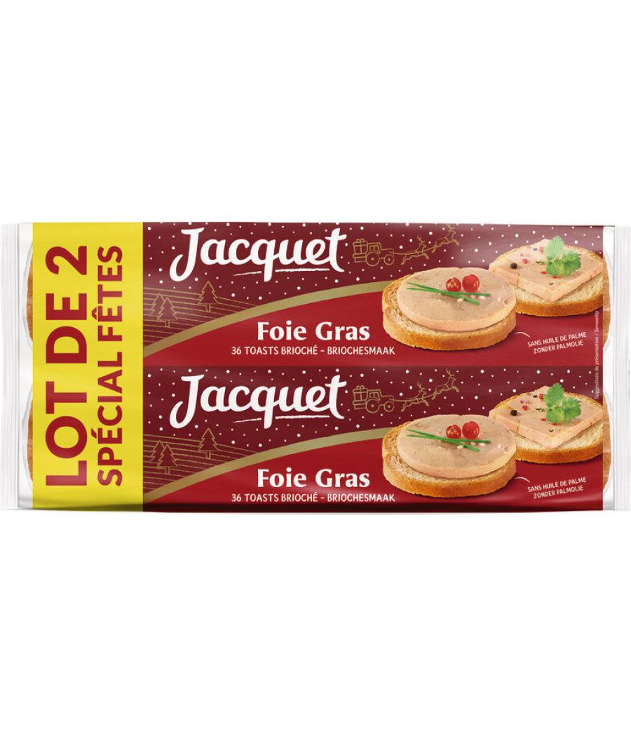 TOASTS BRIOCHES POUR FOIE GRAS JACQUET 500G