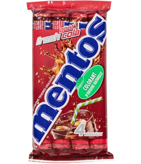 BONBONS GOUT FRESH COLA MENTOS 150G