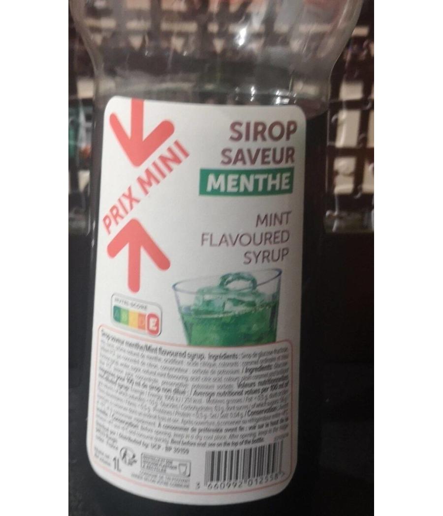 SIROP SAVEUR MENTHE (1 L)