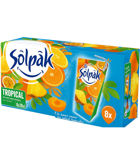 JUS TROPICAL SOLPAK 8X20CL
