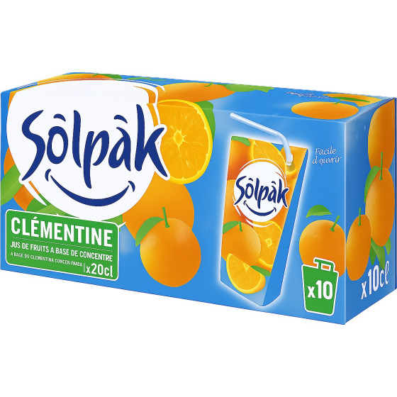 JUS D'ORANGE SOLPAK 10x20CL