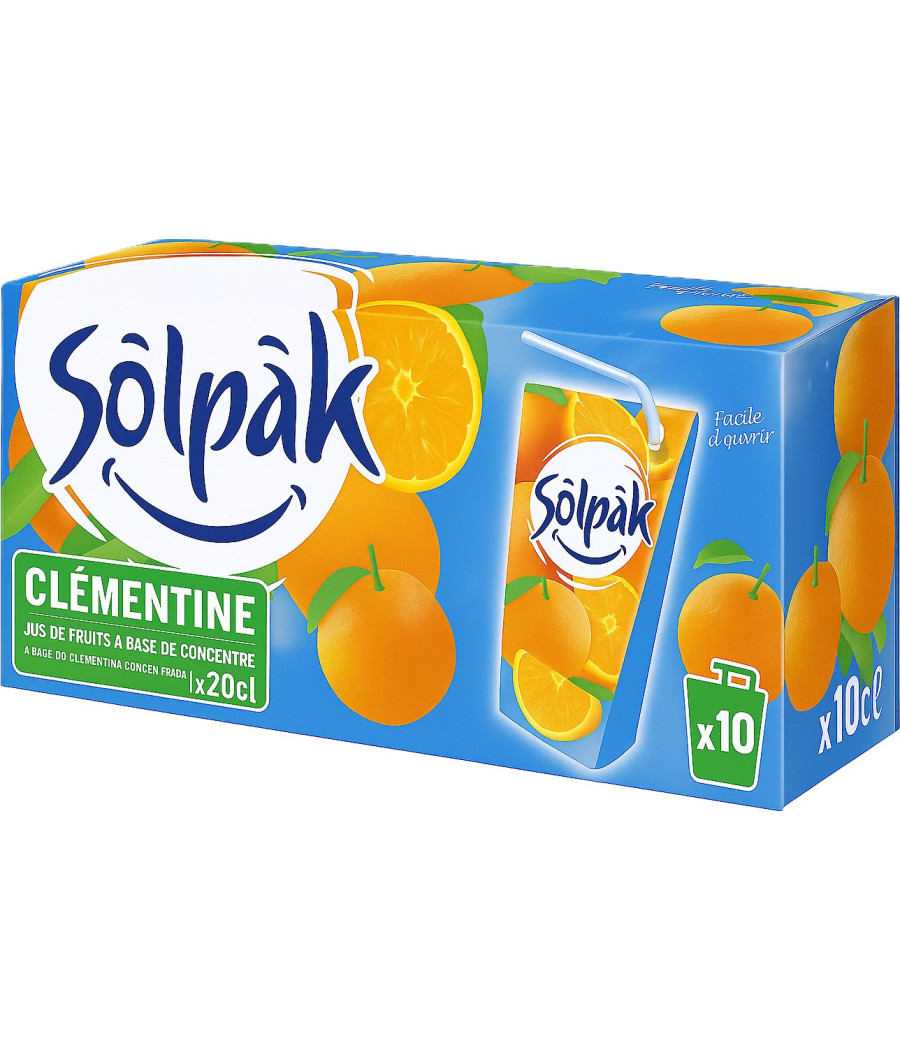 JUS D'ORANGE SOLPAK 10x20CL