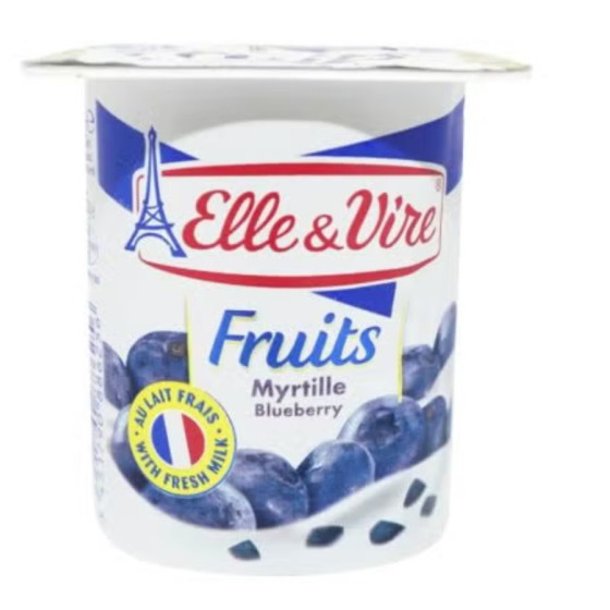 ELLE & VIRE DESSERTS LACTES MON GREC MYRTILLE 4 X 125G