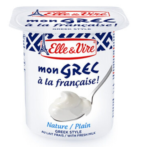 ELLE & VIRE DESSERTS LACTES MON GREC NATURE 4 X 125G