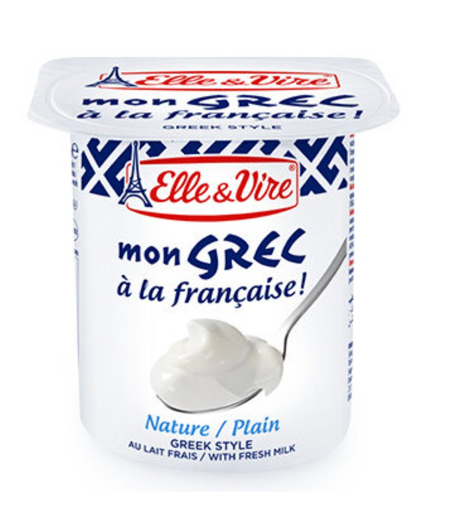 ELLE & VIRE DESSERTS LACTES MON GREC NATURE 4 X 125G
