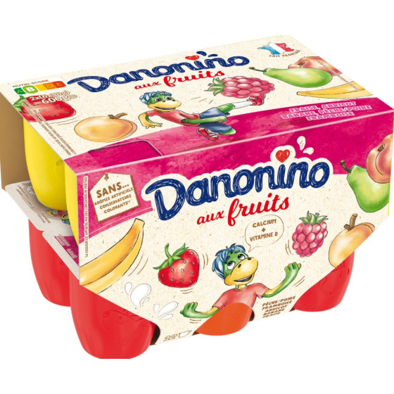 YAOURTS DANOMINO AUS FRUITS DANONE
