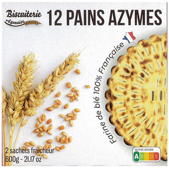 PAIN AZYME 600G