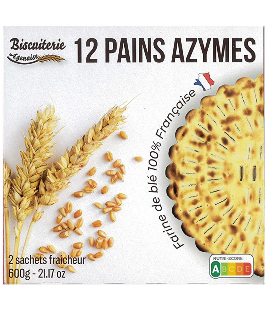 PAIN AZYME 600G