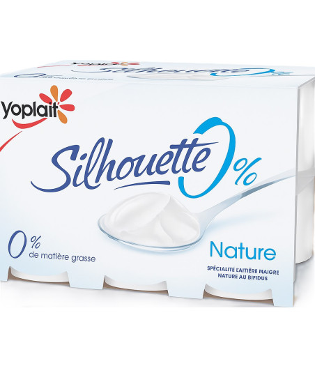 YAOURT SILHOUETTE NATURE YOPLAIT 12X125G