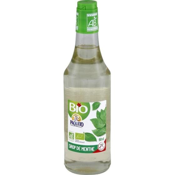 SIROP DE MENTHE BIO PAQUITO 50Cl