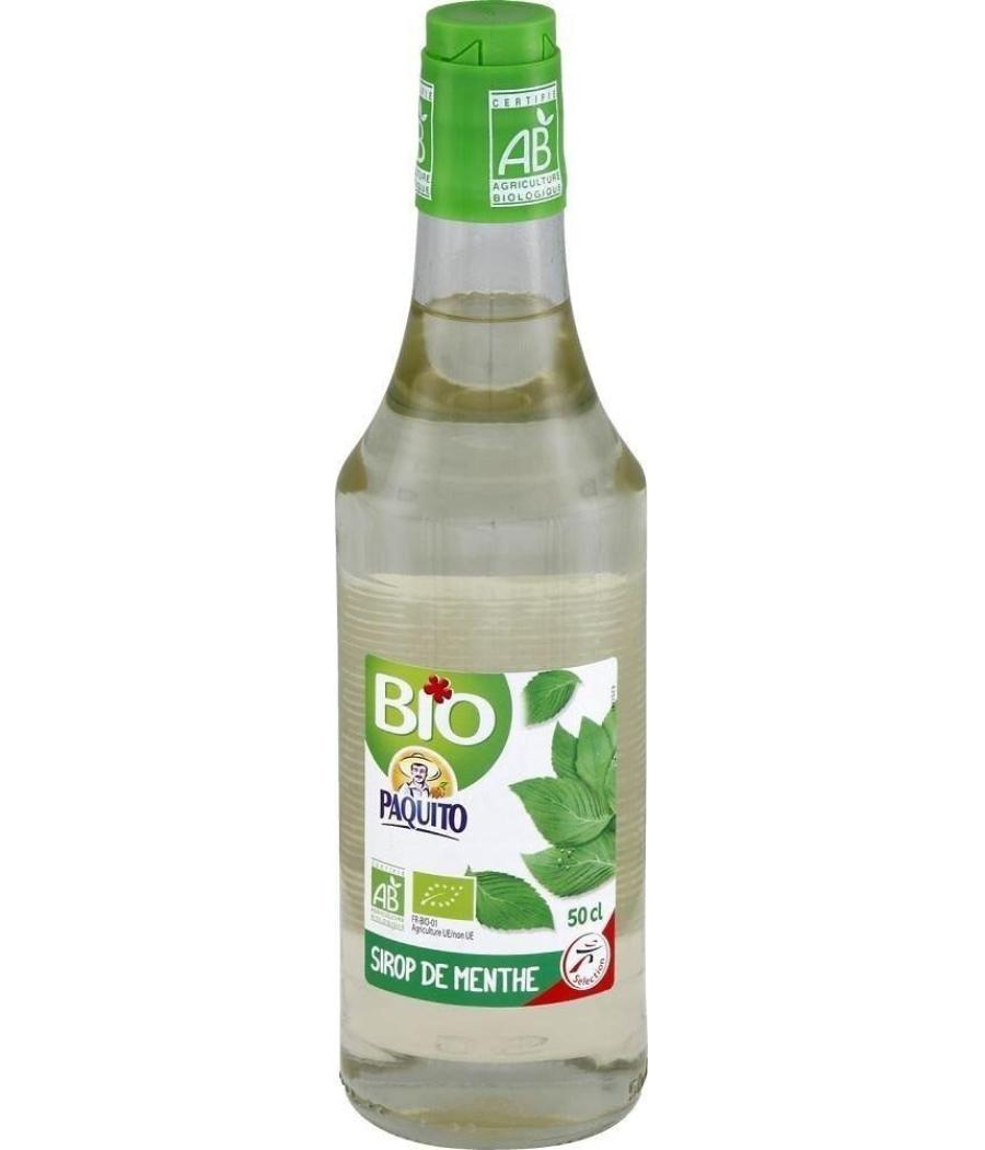SIROP DE MENTHE BIO PAQUITO 50Cl