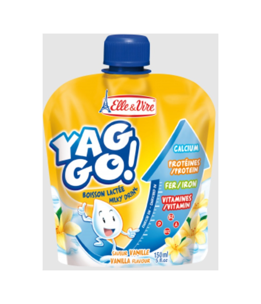 YAG GO UHT TREATED VANILLA  150 CL