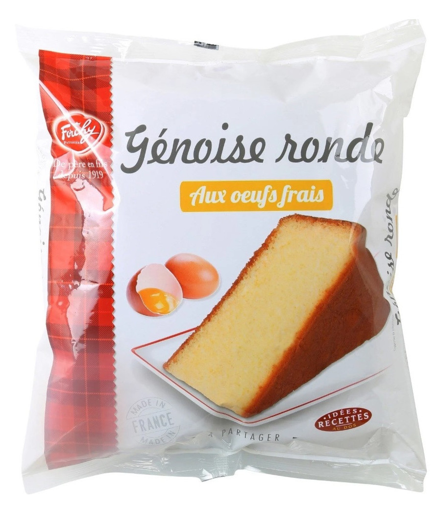 GENOISE RONDE AUX OEUFS FRAIS FORCHY 230G