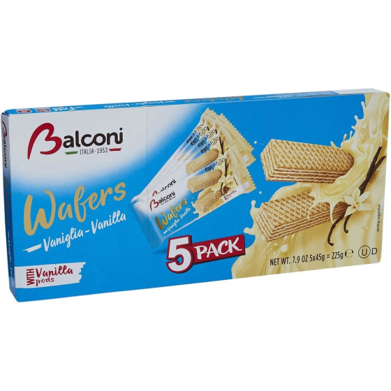 GAUFRETTES VANILLE BALCONI 225G