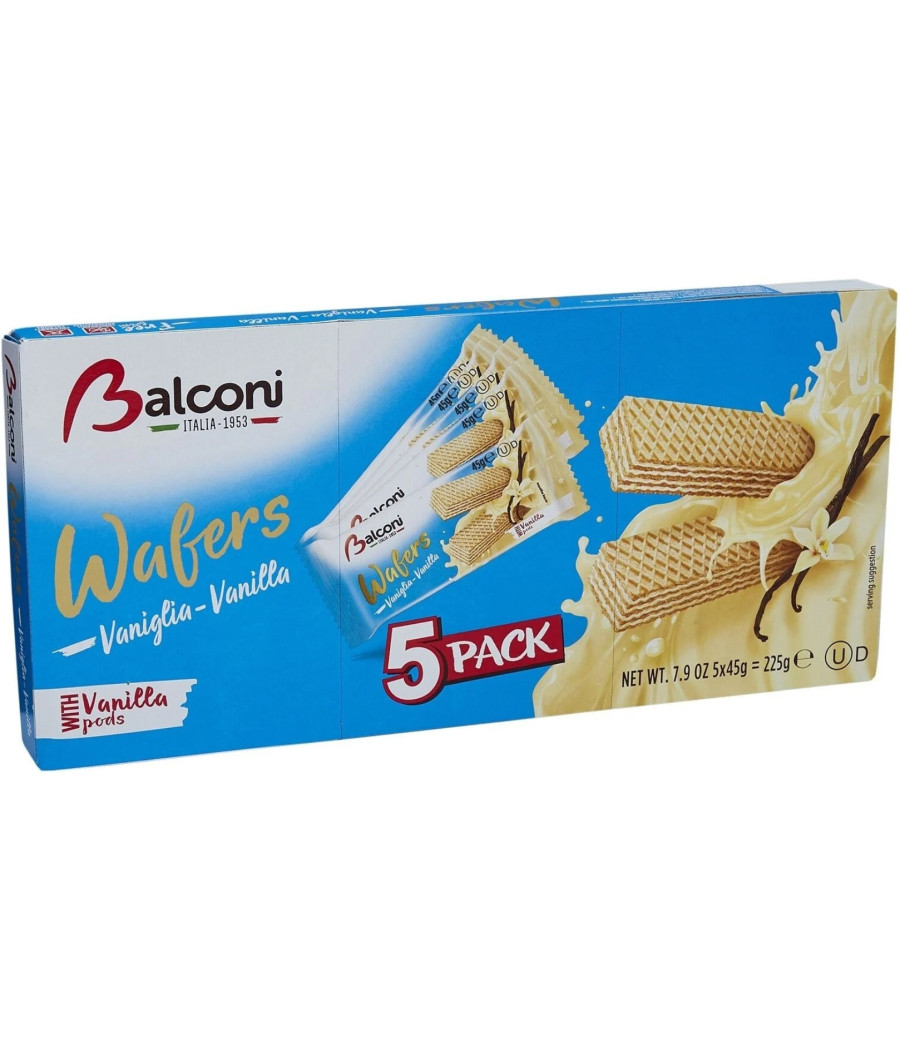 GAUFRETTES VANILLE BALCONI 225G