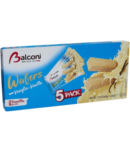 WAFERS VANILLA BALCONI 225G